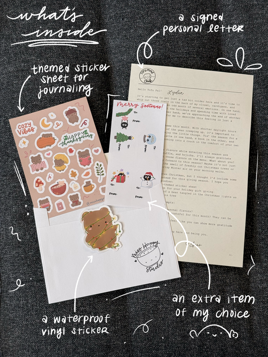 Tofu Mail Club (Monthly Subscription)