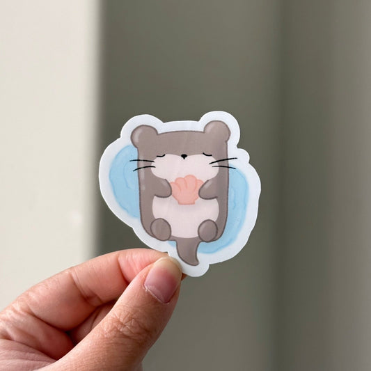 Otter Sticker - May Mail Club Archive